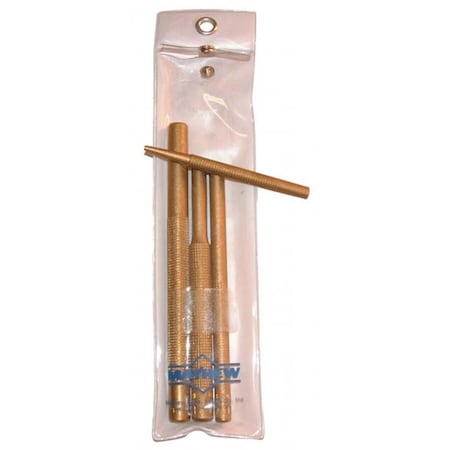 Mayhew Plus Brass 4-Piece Kit Assorted Tools Punch Set MY62277